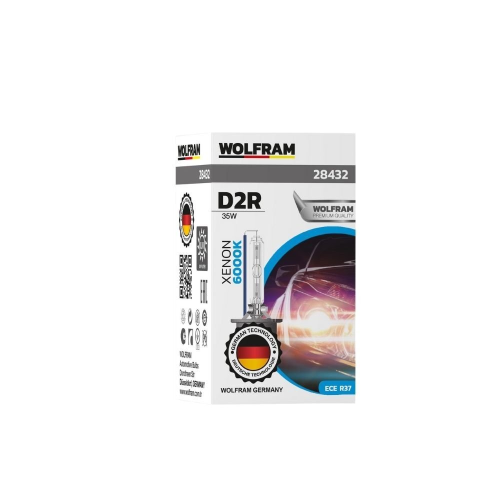 D2R Xenon Ampul Beyaz Işık 6000K 12V 35W 28432