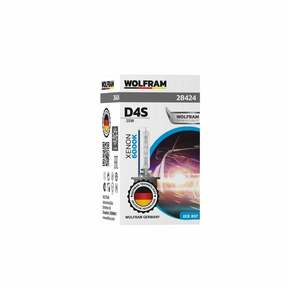 D4S Xenon Ampul Beyaz Işık 6000K 12V 35W