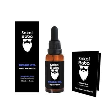 Sakal Bakım Yağı Gece Yarısı Mavisi