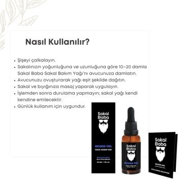 Sakal Bakım Yağı Gece Yarısı Mavisi