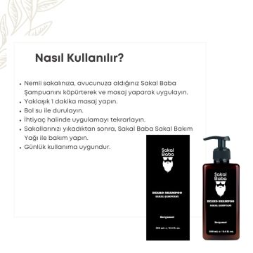 Sakal Şampuanı Bergamot