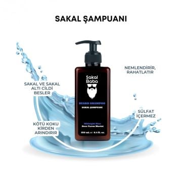 Sakal Şampuanı Gece Yarısı Mavisi