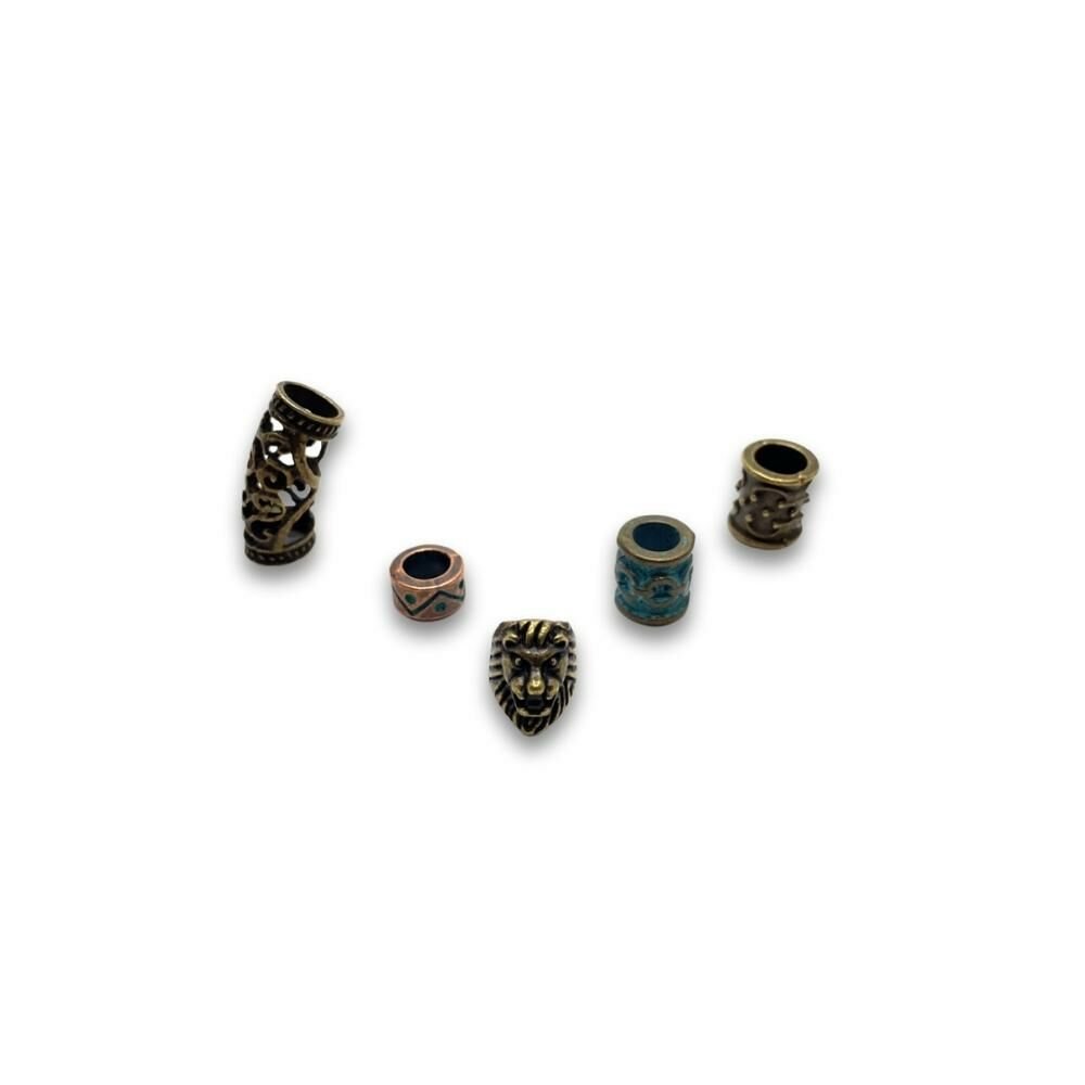 Viking Sakal Boncuğu Bronz 5'li SB190