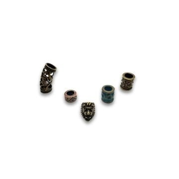 Viking Sakal Boncuğu Bronz 5'li SB190