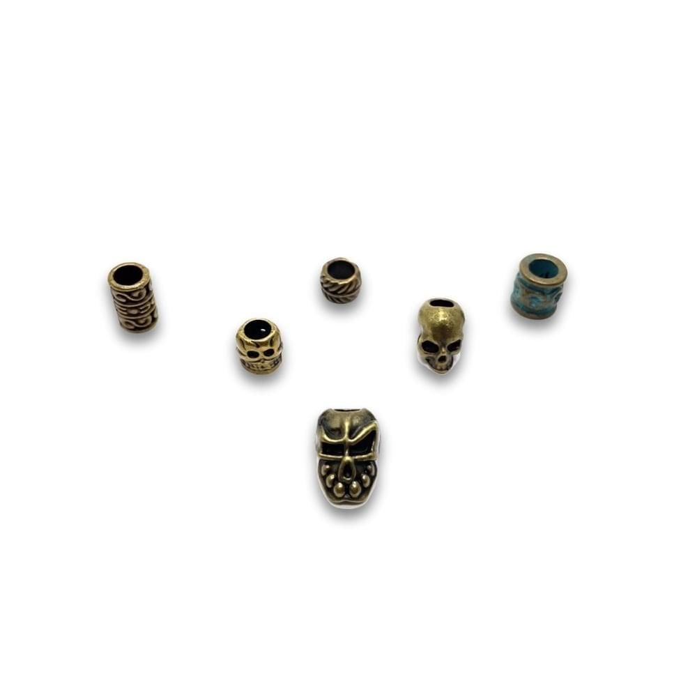 Viking Sakal Boncuğu Bronz 6'lı SB191