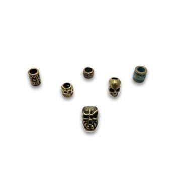 Viking Sakal Boncuğu Bronz 6'lı SB191