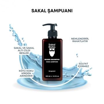Sakal Düzleştirici Köpük ve Sakal Şampuanı