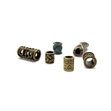 Viking Sakal Boncuğu Bronz 6'li SB170