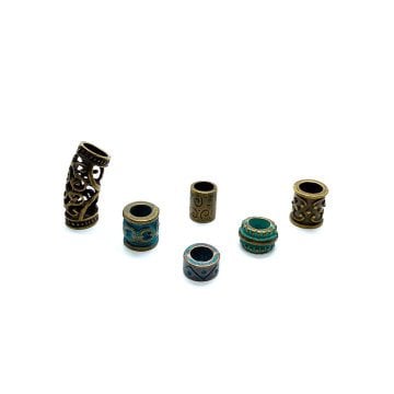 Viking Sakal Boncuğu Bronz 6'li SB171