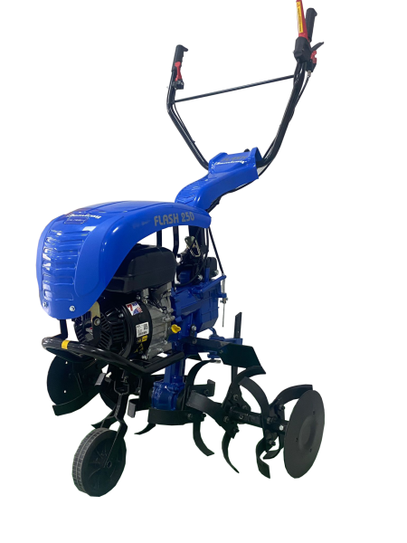 Flash 250 Briggs Stratton 7 HP Benzinli Çapa Makinesi- Makaslı Römork