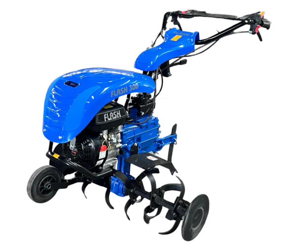Flash 250  7Hp Benzinli  2+1 Şanzımanlı Çapa Makinası - Teker Takımı - Pulluk
