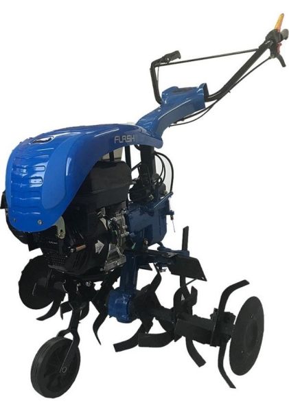 Flash 250 - 7Hp Benzinli 2+1 Şanzımanlı Çapa Makinası - Demiray Manuel Damperli Römork