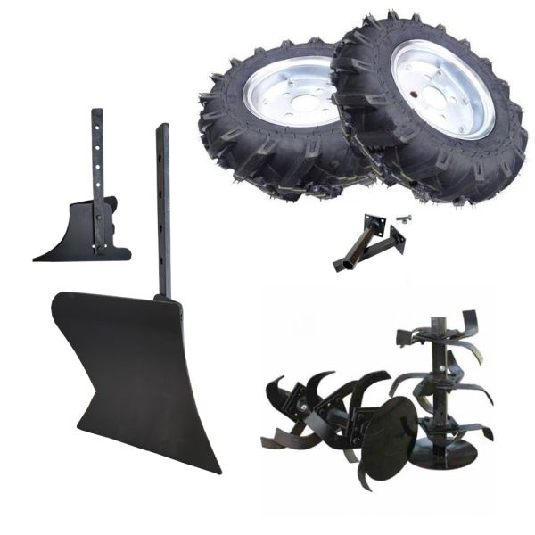 Antrac 270 Honda GX270 Motorlu 3+1 Vites Benzinli Çapa Makinesi (9HP) - Demir Teker Takımı