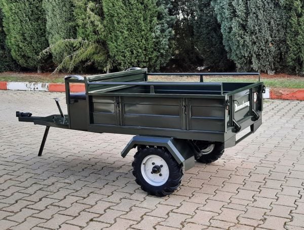 Kaan 36S Benzinli 9 HP Çapa Makinası - Demiray Makaslı Römork- 2025 Yeni Dizayn