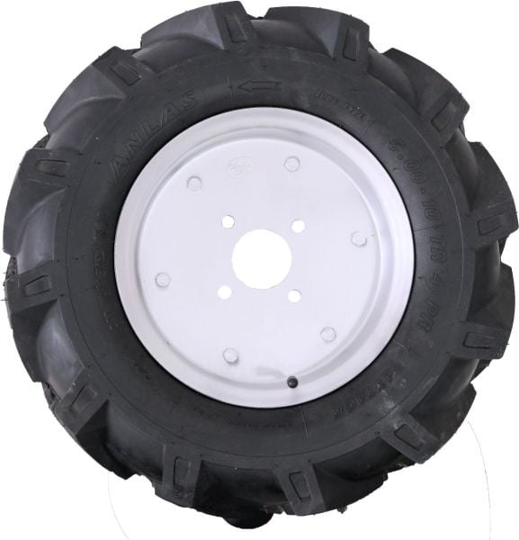 Anlas 5.00-10 Ebat Dizel Çapa Makinası Teker Takımı - Demiray Jant Takımı - 23MM Cırcır Mil Takımı