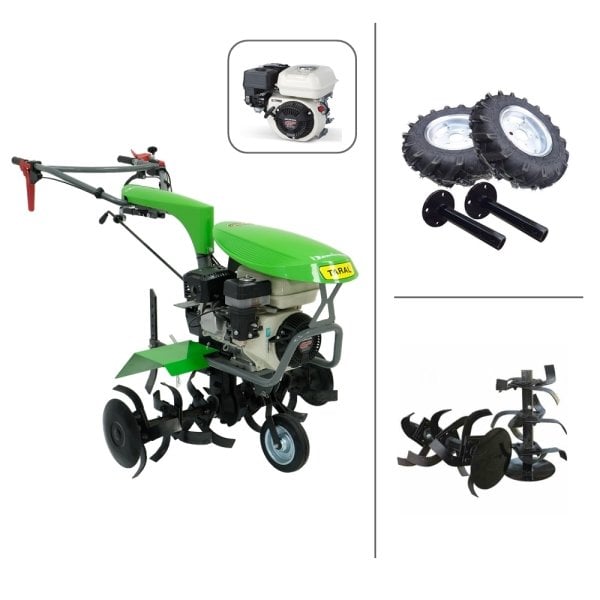 Taral 210 M GP200 Honda Motor Benzinli Çapa Makinası - Demiray Teker Takımı