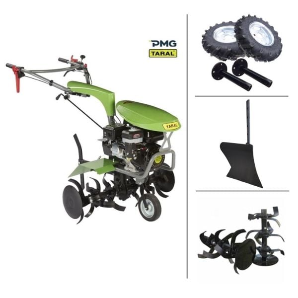 Taral 210 m 7 Hp Benzinli Çapa Makinası- Teker Takımı -Pulluk Kampanyası