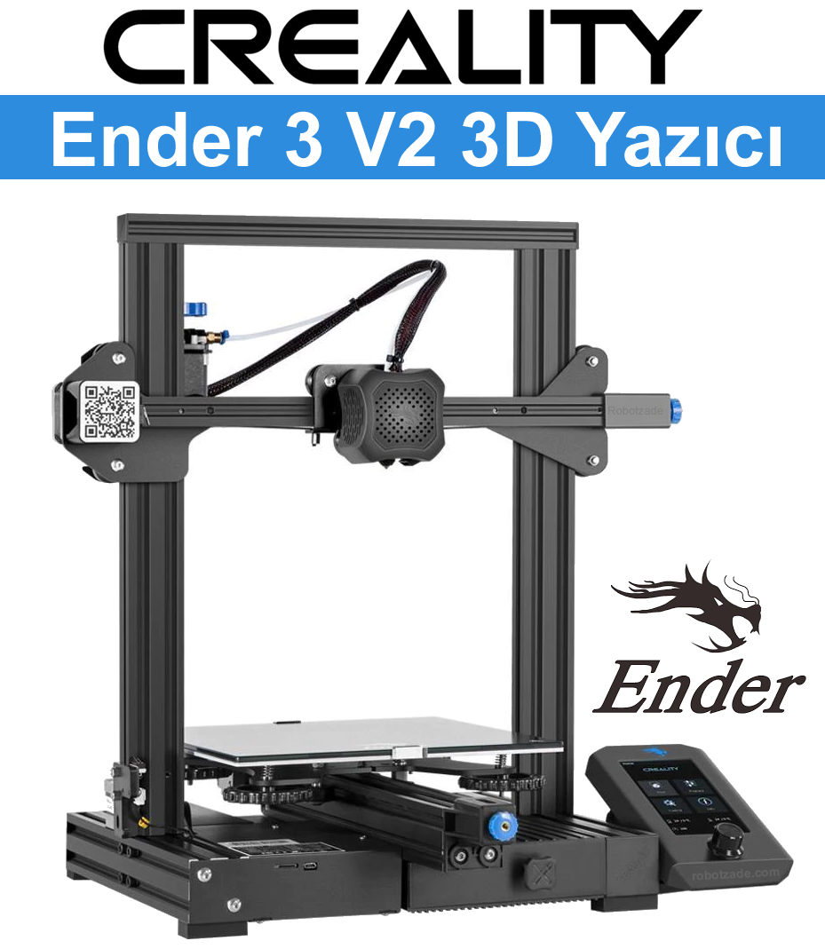 Creality Ender 3 V2 3D Yazıcı - Yeni Versiyon