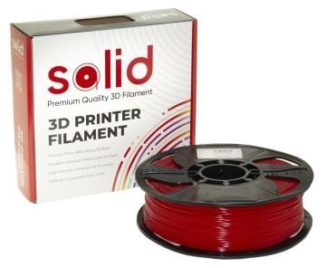 Solid Filament PLA Plus 1.75mm Kırmızı 1Kg