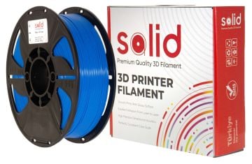 Solid Filament PLA Plus 1.75mm Mavi 1Kg
