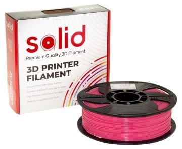 Solid Filament PLA Plus 1.75mm Pembe 1Kg