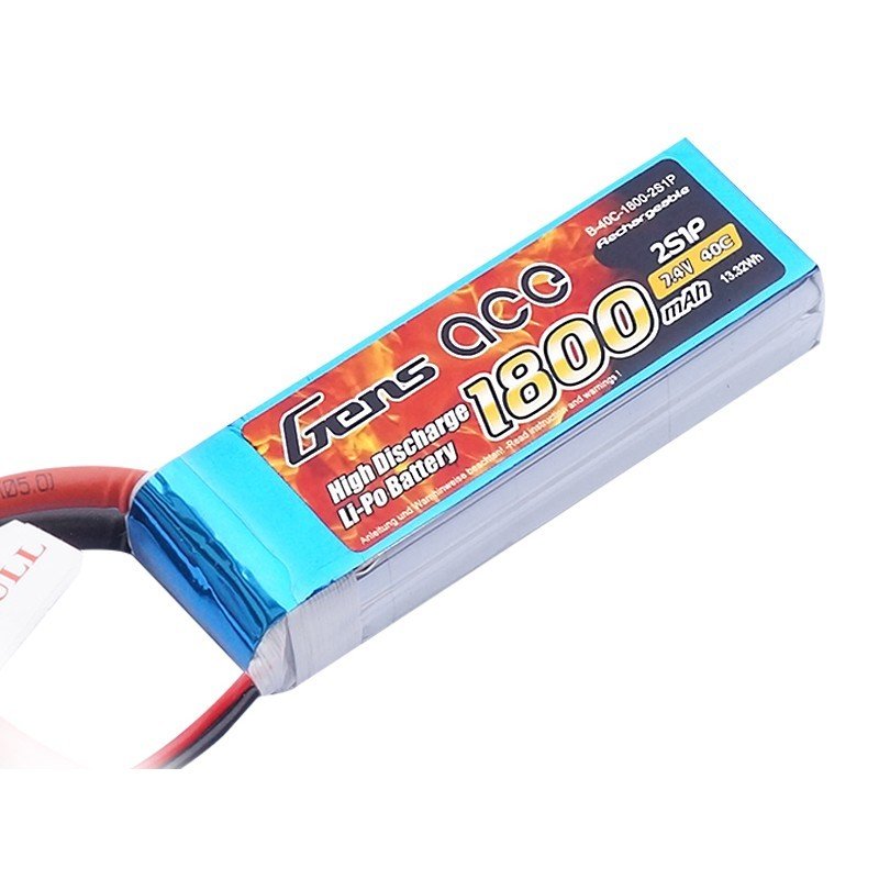 7.4v 1800mAh 25C Lipo pil