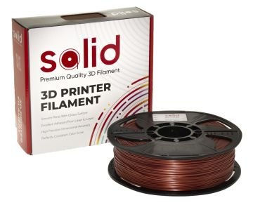 Solid Filament PLA Plus 1.75mm Bakır Rengi 1Kg