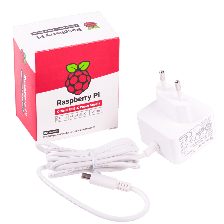 Raspberry Pi 4 Lisanslı Güç Adaptörü 5V 3A USB-C