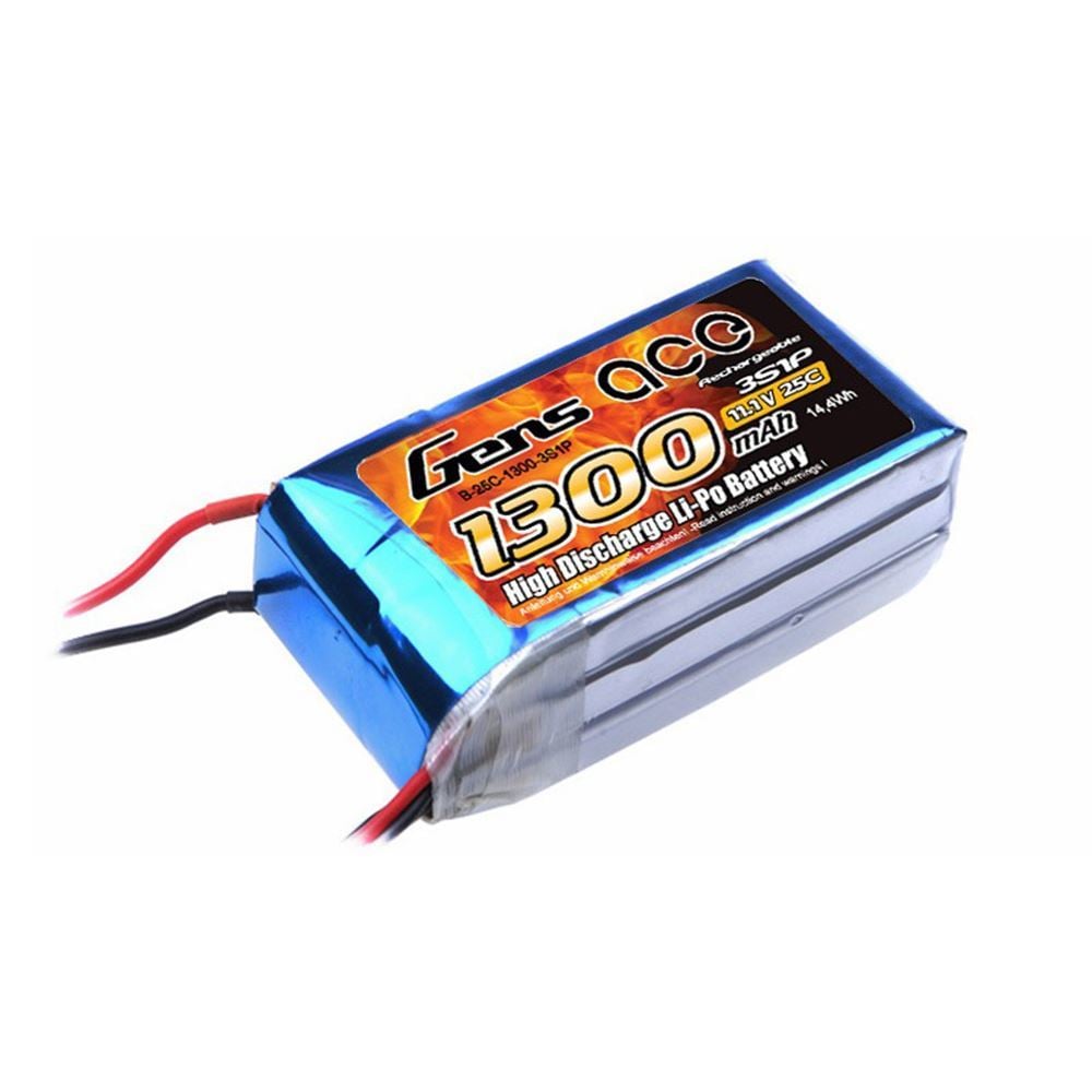 11.1V 1300mAh 25C Lipo Pil