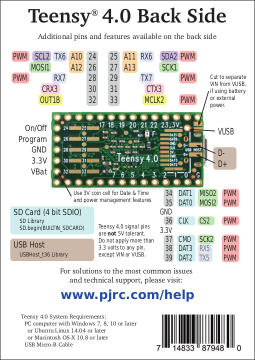 Teensy 4.0 Geliştirme Kartı - Headers