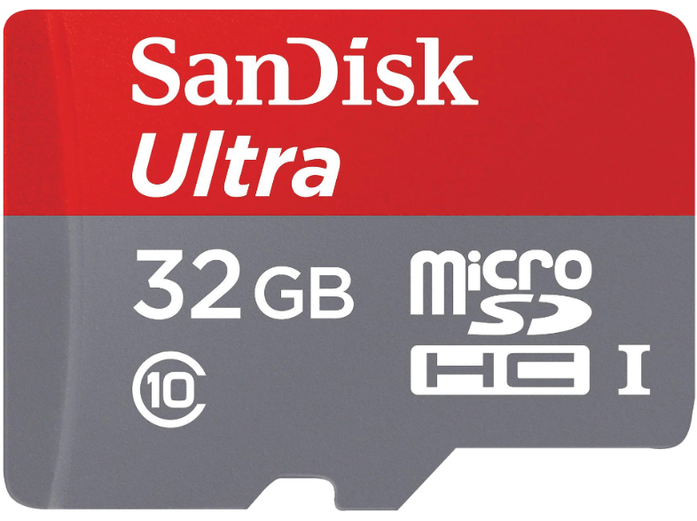 SanDisk 32GB microSDHC Hafıza Kartı Class10 - 80MB/sn Okuma Hızı - Kart Adaptörlü