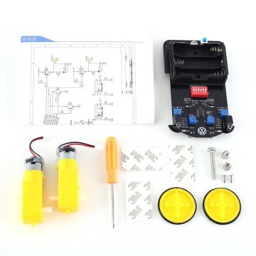 Çizgi İzleyen Robot ve Engelden Kaçan Robot Demonte Kit