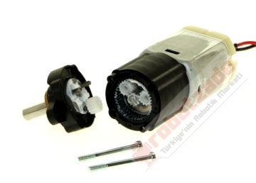 24 Volt 50 Rpm Planet Dişlili Torklu Dc Motor