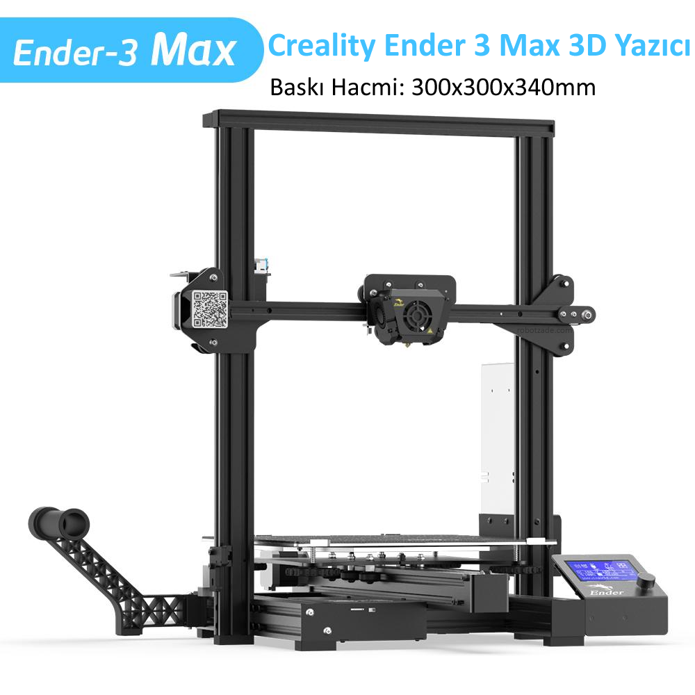Creality Ender 3 Max 3D Yazıcı - 30x30x40cm Baskı Hacmi