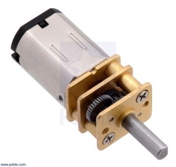 50:1 6 V 625 RPM Karbon Fırçalı Metal DC Motor