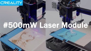 3D Yazıcı Lazer Modülü Seti 12/24V 500 mW