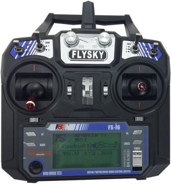 Flysky FS-i6 2.4GHZ 6 Kanal Alıcı-Verici Kumanda (Entegre LCD Ekran)