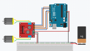 L298N Çift Motor Sürücü Kartı