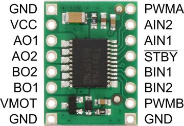 TB6612FNG Çift Motor Sürücü Kartı - Yeni Versiyon