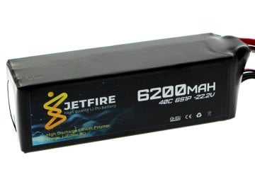 22.2V 6200mAh 40C Lipo Batarya 6S Pil