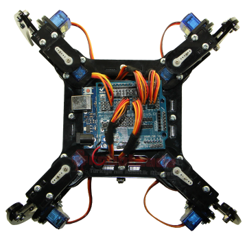 Quadruped (4 Bacaklı) Örümcek Robot - Elektroniksiz