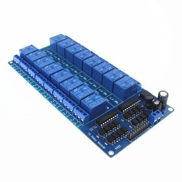 16'lı 5V Röle Kartı - 16 Way 5V Relay Module