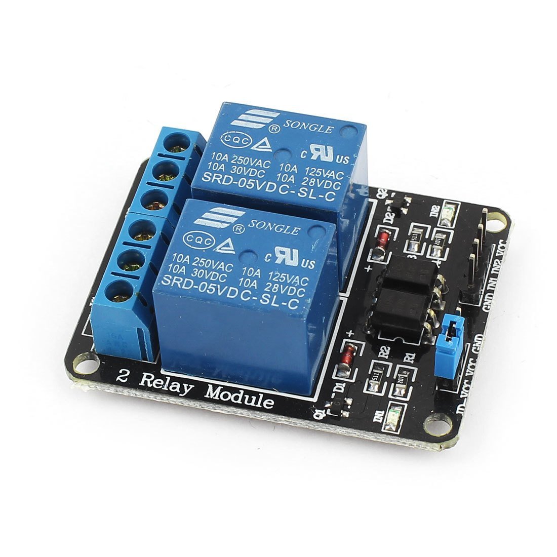 2'li 5V Röle Kartı - 2 Way 5V Relay Module