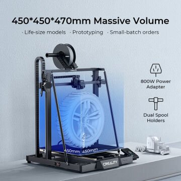 Creality CR-M4 3D Yazıcı 45x45x47cm Baskı Hacmi