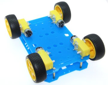 4WD Mobil Arazi Robot Platformu - Mavi