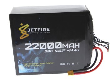 44.4V 22000mAh 30C Lipo Batarya 12S JetFire Pil