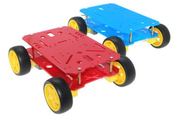 4WD Mobil Arazi Robot Platformu - Kırmızı