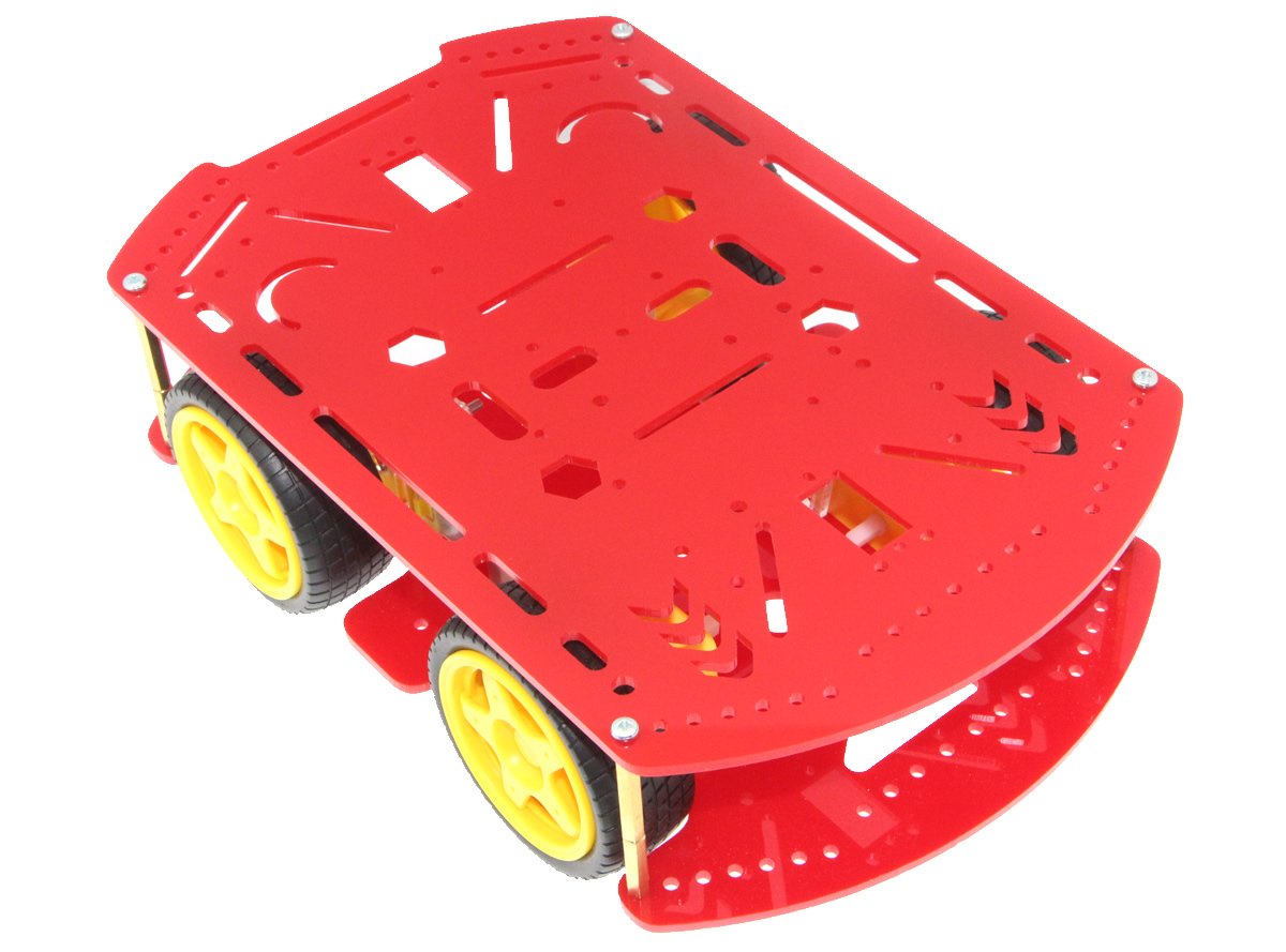 4WD Multi Robot Platformu - Kırmızı