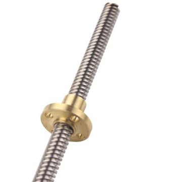 3D Yazıcı Vidalı Mil Somun - Lead Screw 300mm x 8mm