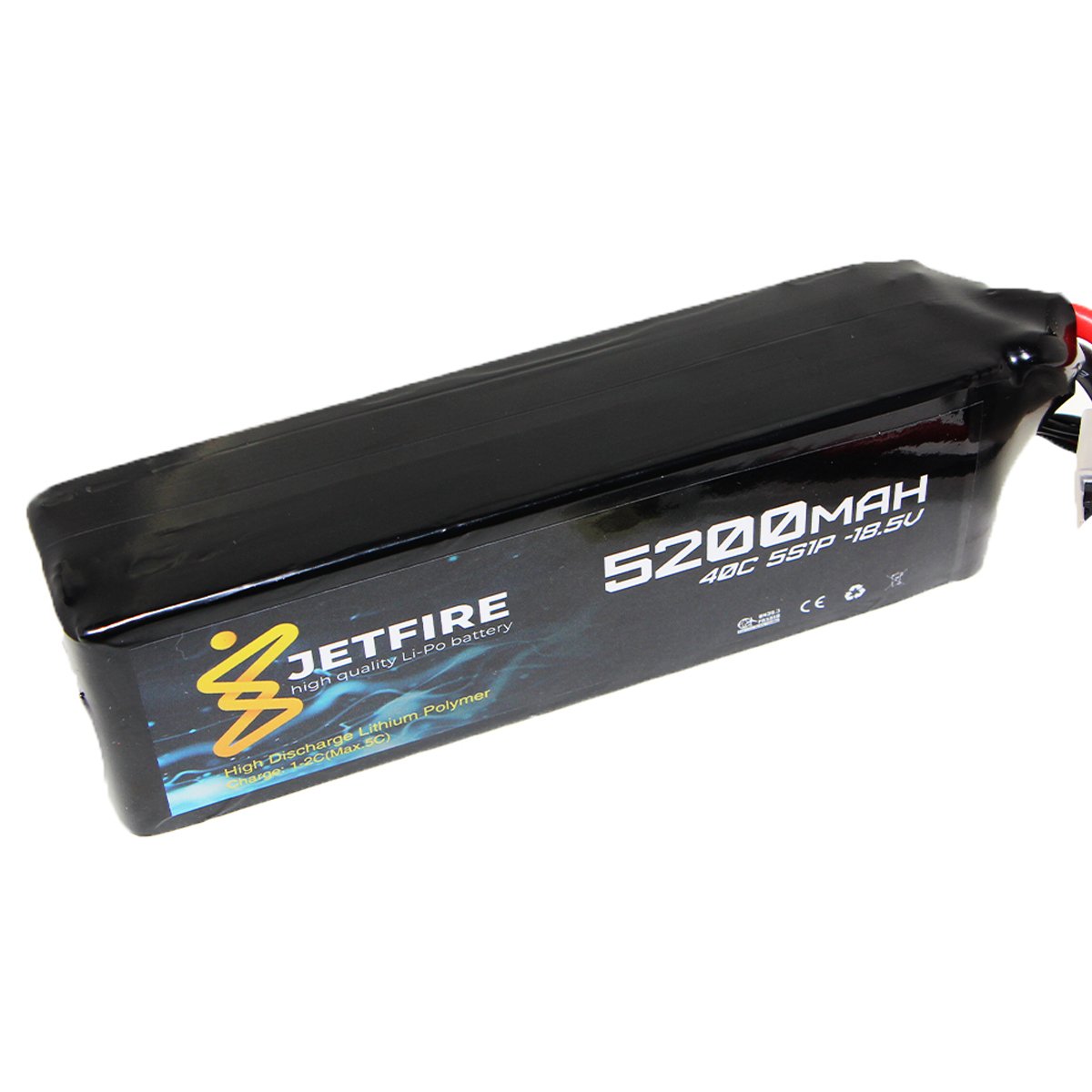 18.5V 5200mAh 40C Lipo Batarya 5S JetFire Pil